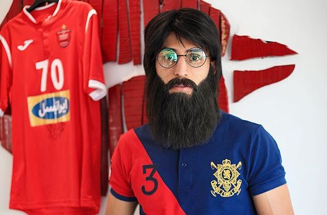 تغییر چهره رونالدویی علی علیپور +فیلم