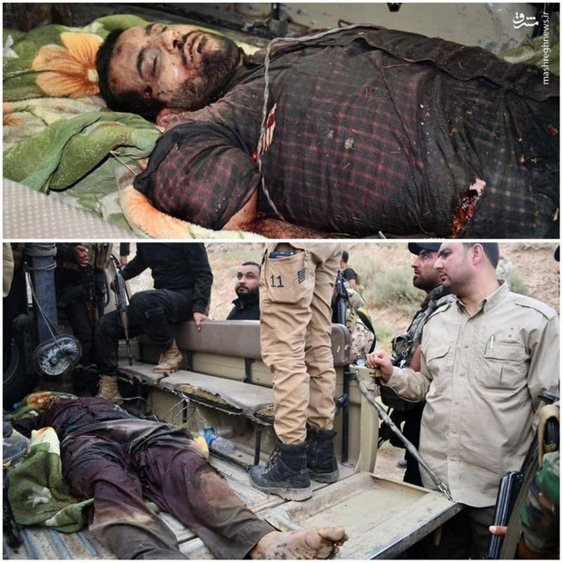 اولین عکس منتشره از جنازه طراح‌اصلی حمله به اهواز