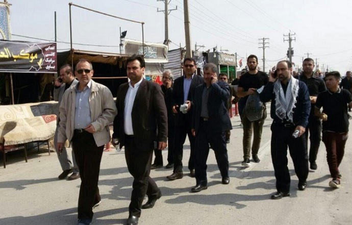 بازدید اعضای ستاد اربعین شرکت مخابرات ایران از مرز‌های مهران، شلمچه و چزابه