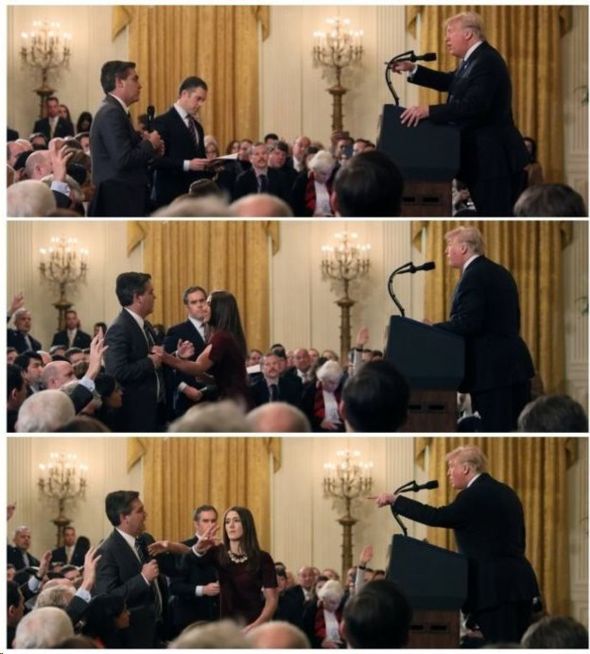 قسمت جدید سریال توهین رییس جمهور آمریکا به خبرنگاران