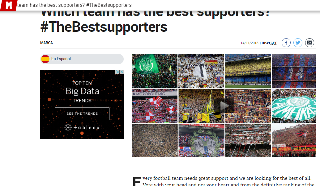 هواداران پرسپولیس نامزد عنوان بهترین هواداران جهان (عکس+لینک&zwnj;نظرسنجی)