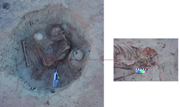 ‍ کشف گور ۳۷۰۰ ساله زن باردار در مصر