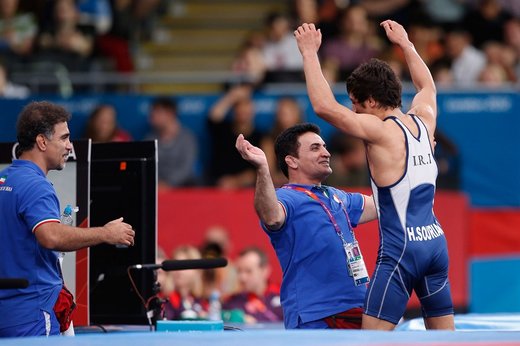 پیام سوریان برای آقای خاص کشتی +عکس