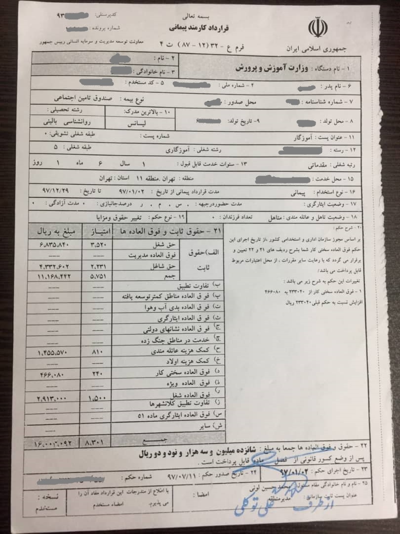 حقوق‌های ذره‌بینی از دید مقام مسئول پنهان ماند/ غفلت از مشق صداقت