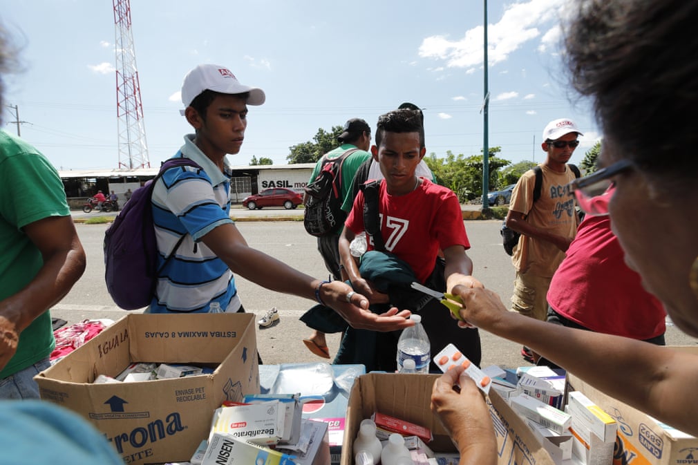 خیل مهاجران امریکا در مکزیک