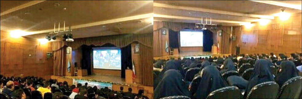 اکران فیلم «دارکوب» در یک دانشگاه با چراغ روشن!