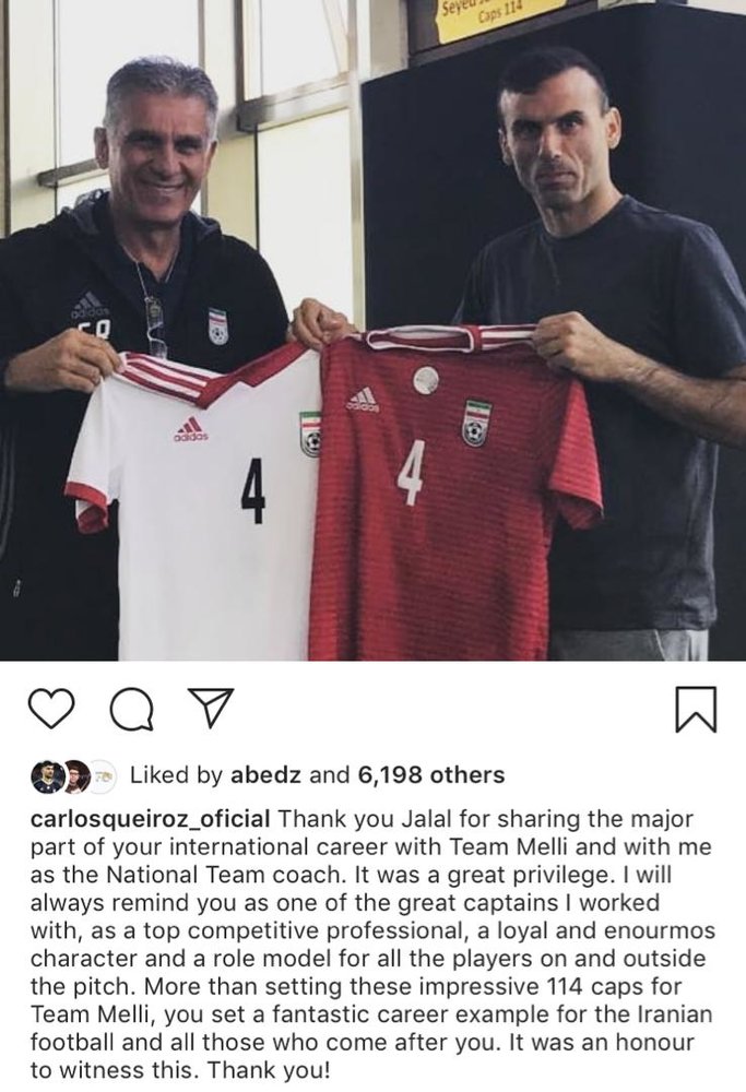 کی روش درباره خداحافظی سید جلال حسینی چه گفت؟ + عکس