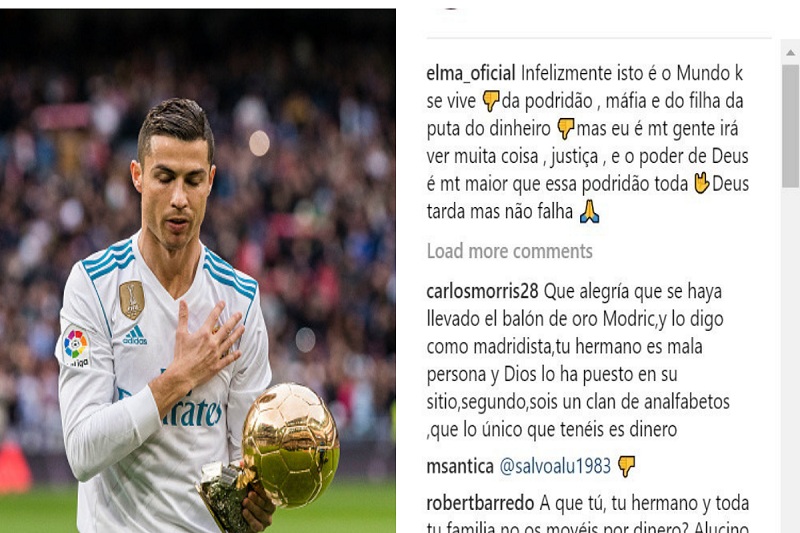 افشاگری خواهر رونالدو از مافیا و پول‌های کثیف در فوتبال+عکس