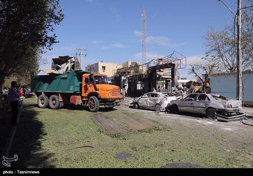 خرابی های انفجار بمب در چابهار +تصاویر