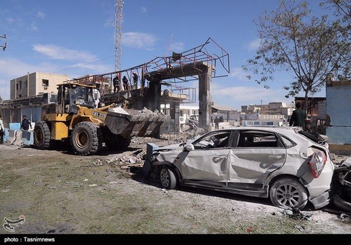خرابی های انفجار بمب در چابهار +تصاویر