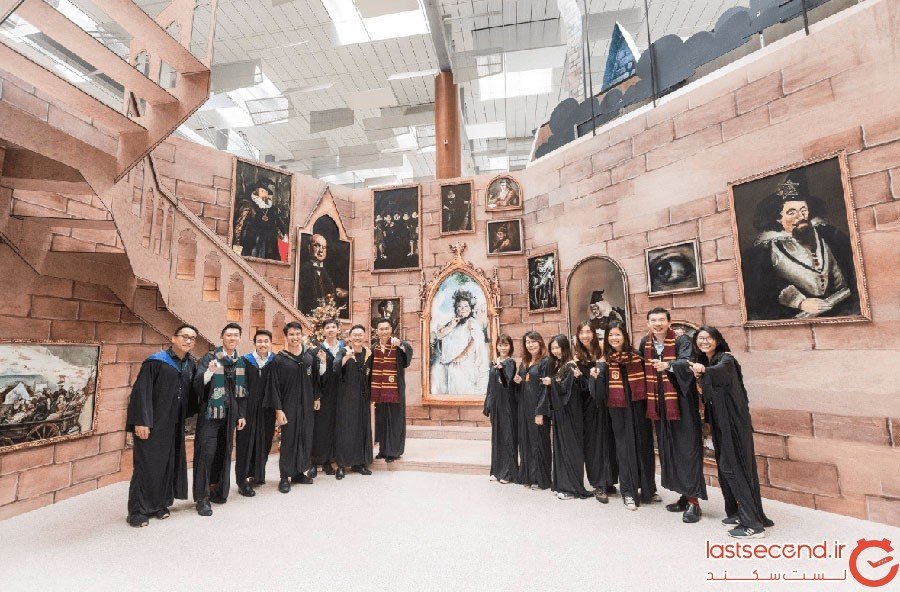 بازسازی دنیای عجیب هری پاتر در فرودگاه چانگی سنگاپور