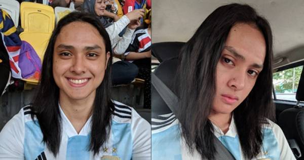 چهره‌ی زنانه یک مرد در استادیوم برایش دردسرساز شد+عکس