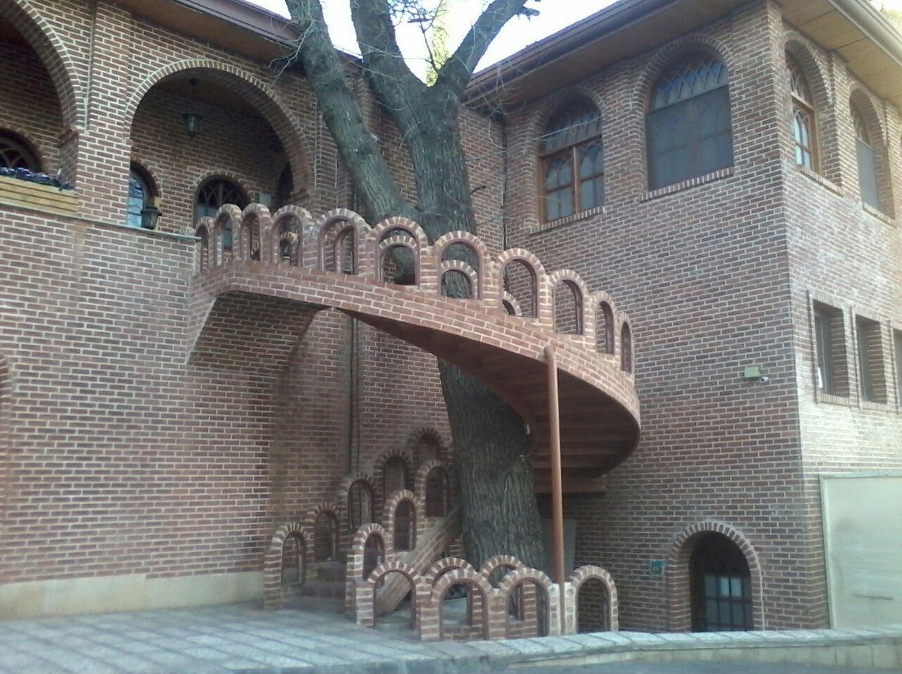 حضور عجیب درختان در معماری شهر و روستاهای ایران +تصاویر حضور عجیب درختان در معماری شهر و روستاهای ایران +تصاویر