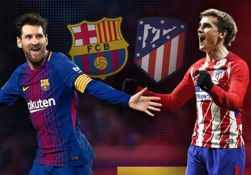 ترکیب بارسلونا و اتلتیکومادرید برای دیدار امشب اعلام شد