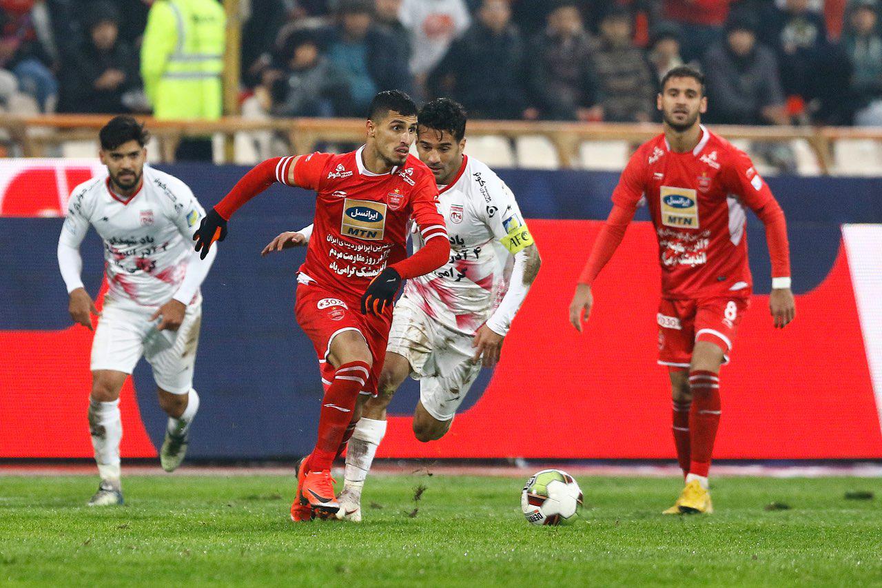 پرسپولیس صفر - تراکتورسازی صفر/ پر برخورد، جذاب ولی بدون گل