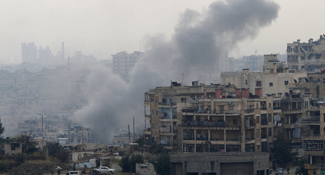 واکنش ماکرون به حمله شیمیایی حلب