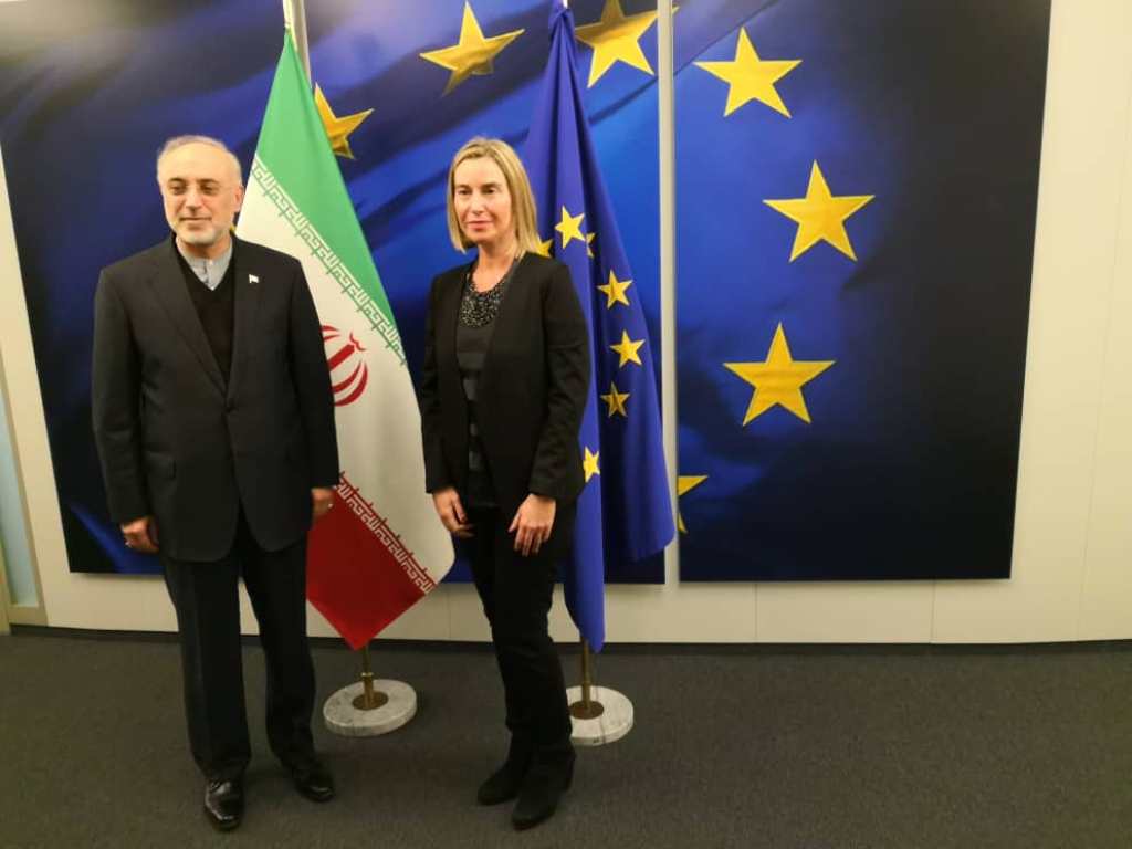 صالحی و موگرینی درباره برجام و تحریم‌های آمریکا مذاکره کردند