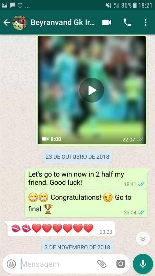 دفاعیه عجیب مربی تیم ملی/ لوپز پیام هایش به بیرانوند و پانادیچ را منتشر کرد +عکس