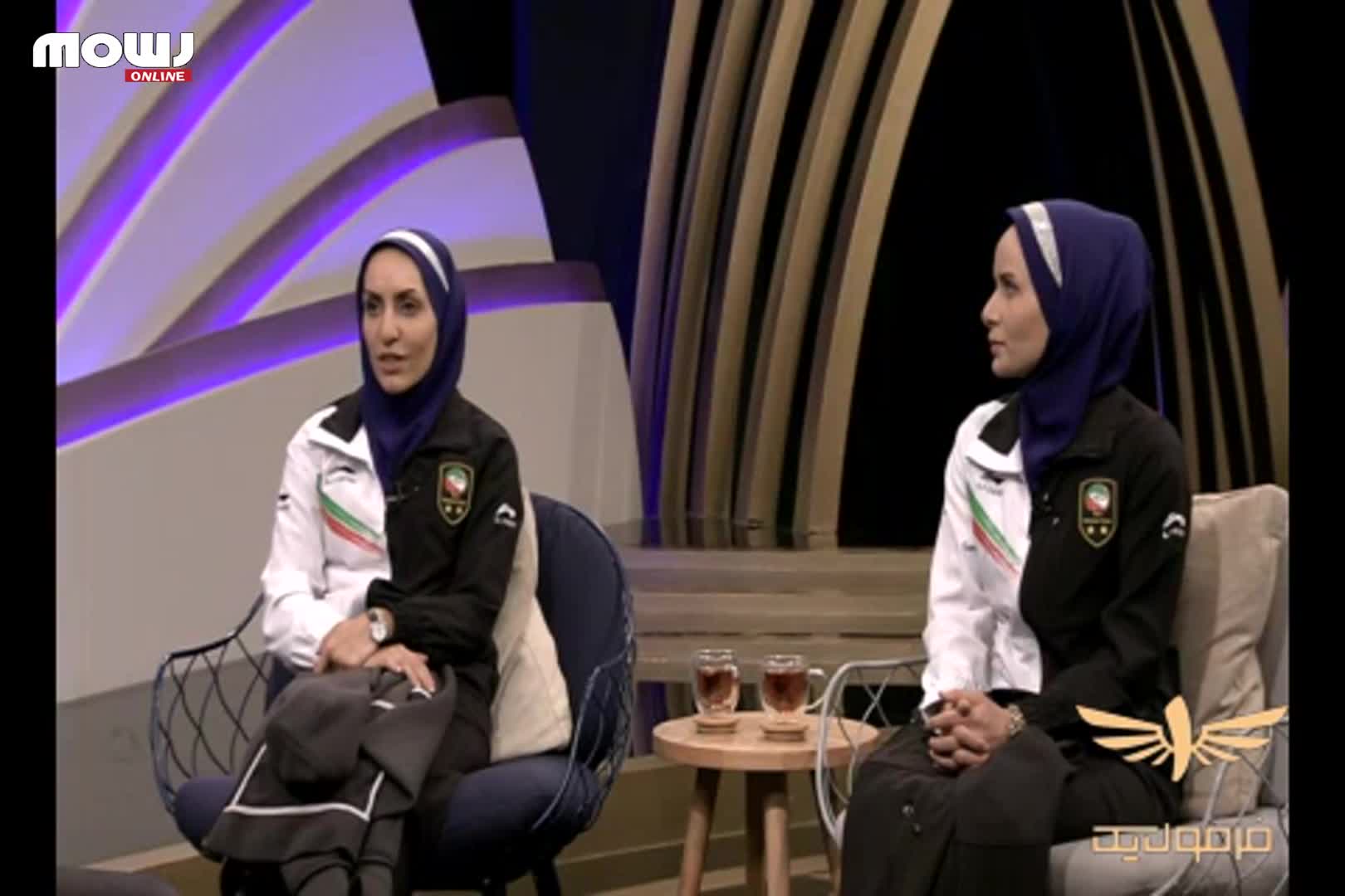 لباس خبرساز بانوی قهرمان ایرانی در تلویزیون +عکس