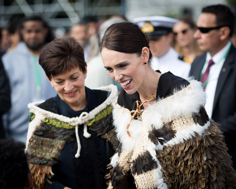 نخست وزیر نیوزیلند در مراسم گرامیداشت قربانیان حمله تروریستی