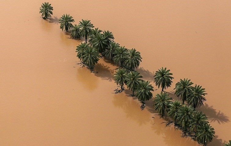 عراق به دلیل سیل یک گذرگاه مرزی با ایران را بست