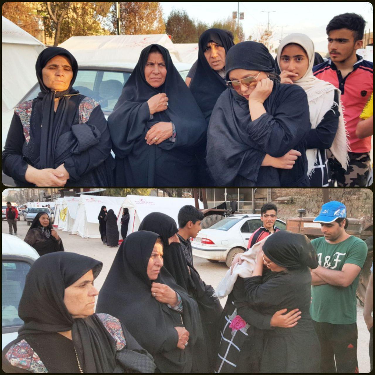 «بهنوش بختیاری» در میان اهالی مناطق سیل‌زده پلدختر