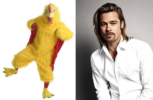 بازیگر مشهوری که برای گذران زندگی لباس مرغ پوشید! +عکس