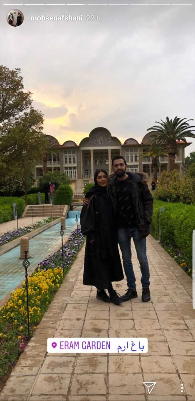 سلطان حاشیه و بانو در باغ ارم