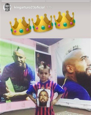 تمجید ستاره بارسا از کودک ۶ ساله ایرانی +عکس