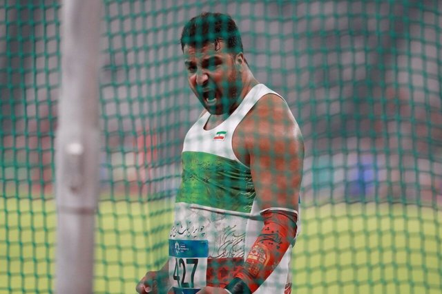 اولین مسابقه احسان حدادی در سال ۲۰۱۹/ قهرمانی با رکورد ۶۷.۱۹ در آمریکا