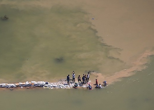 فاضلاب سطح اهواز تخلیه شد