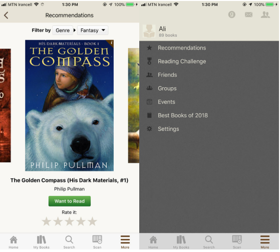 Goodreads؛ اپلیکیشنی برای دوست‌داران کتاب