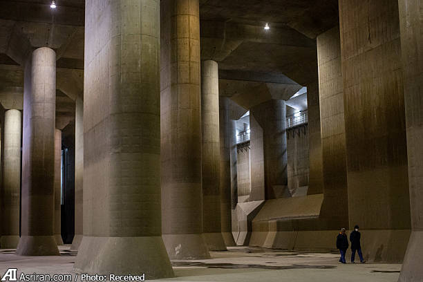 سازه ضد سیل ژاپن که مجسمه آزادی و شاتل فضایی در آن جا می‌شود! +فیلم و تصاویر