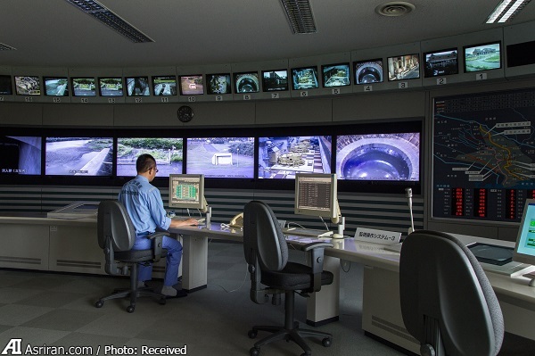 سازه ضد سیل ژاپن که مجسمه آزادی و شاتل فضایی در آن جا می‌شود! +فیلم و تصاویر