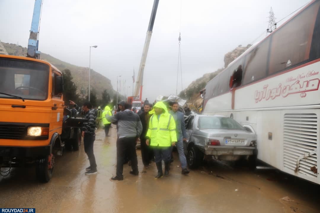 کشته‌های سیل شیراز به ۱۷ نفر رسید/ ۳۸ نفر بستری هستند +عکس