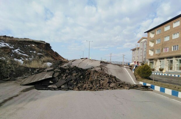 رانش زمین در جاده کن سولقان رانش زمین در جاده کن سولقان