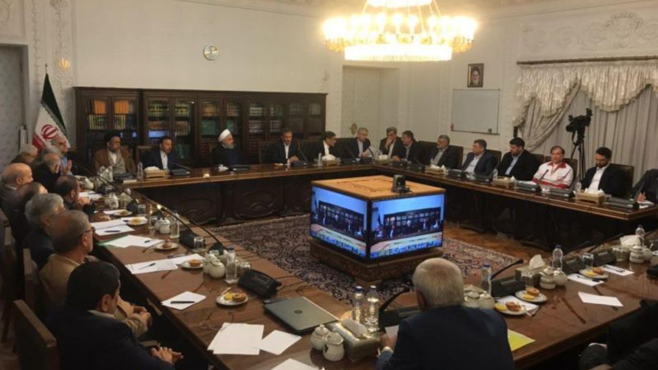 برگزاری جلسه ستاد مدیریت بحران کشور با حضور ریاست جمهوری برگزاری جلسه ستاد مدیریت بحران کشور با حضور ریاست جمهوری