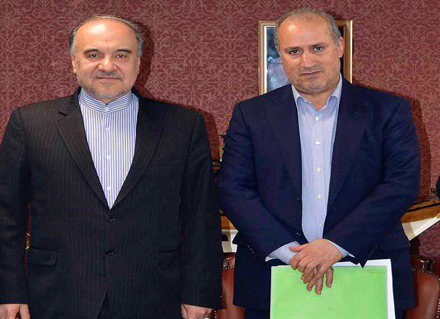 دیدار وزیر ورزش و جوانان با رئیس فدراسیون فوتبال