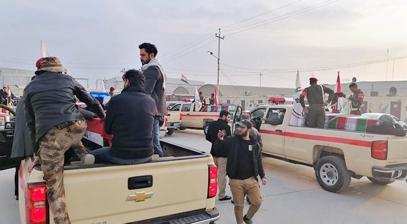 آغاز مراسم تشییع پیکر سردار سلیمانی از کاظمین +عکس