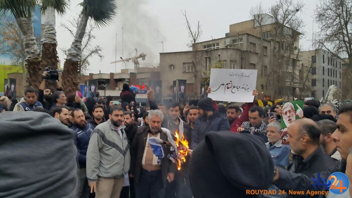 تجمع مردم تهران در میدان فلسطین به یاد سردار سلیمانی