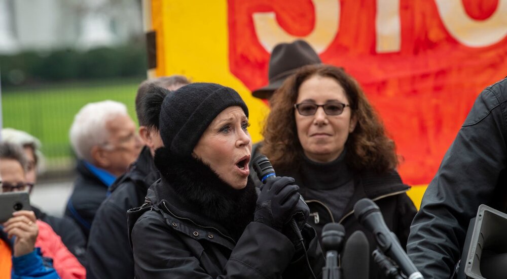 تظاهرات مردم آمریکا در محکومیت ترور سپهبد سلیمانی +عکس