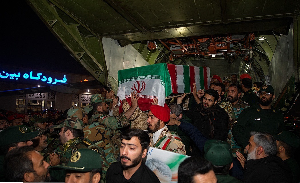 نخستین تصویر از پیکر شهید قاسم سلیمانی