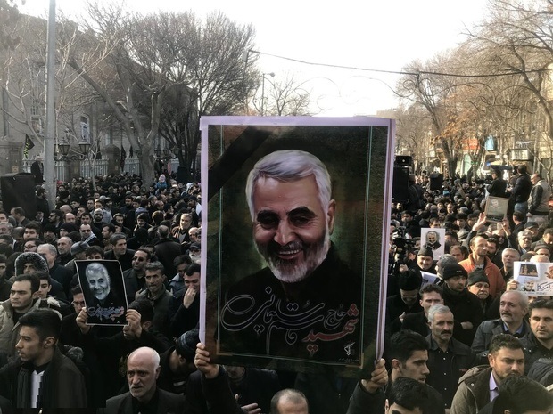  تشییع پیکر سردار شهید قاسم سلیمانی