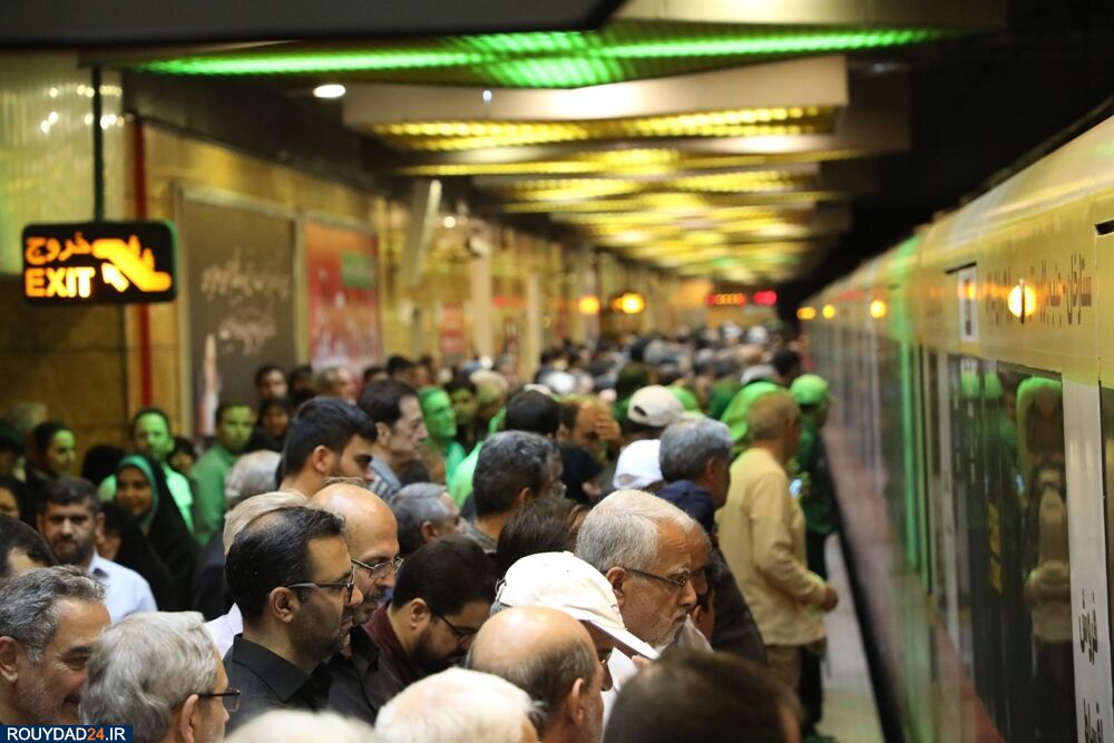 جابه‌جایی حدود ۳ میلیون نفر با مترو در مراسم تشییع پیکر سردار سلیمانی