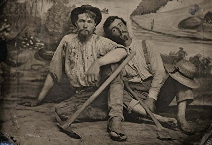 تصاویر تاریخی از جویندگان طلا