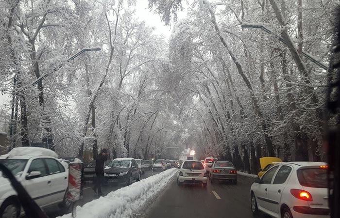 بارش برف و باران 