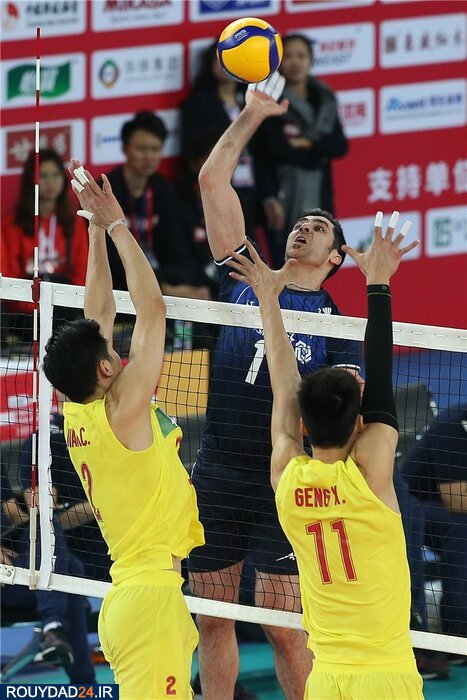 تیم والیبال ایران با اقتدار از دیوار چین عبور کرد