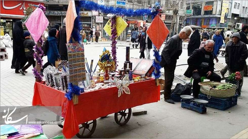 حضور دوباره دستفروشان 