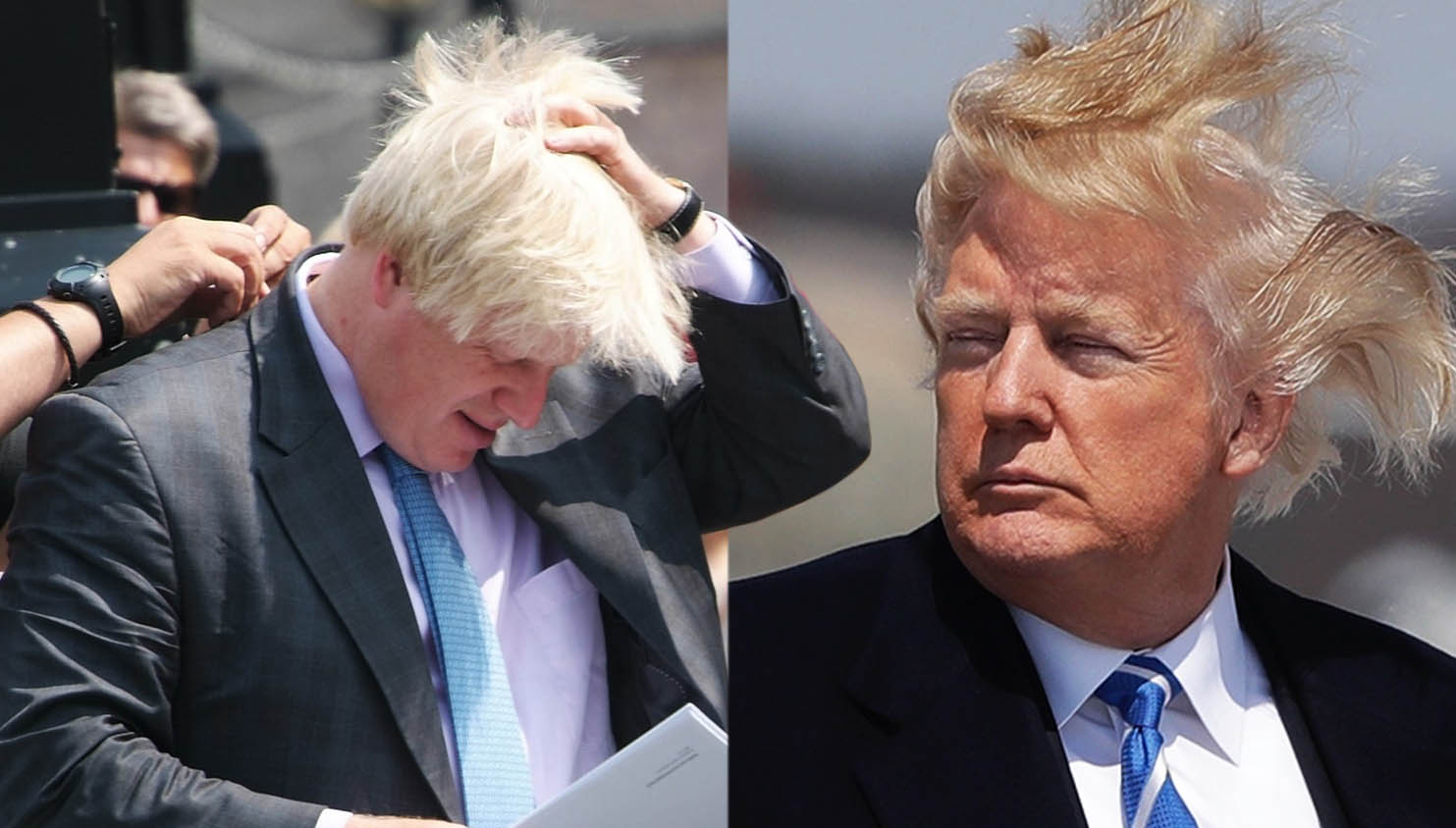 بوریس جانسون دونالد ترامپ