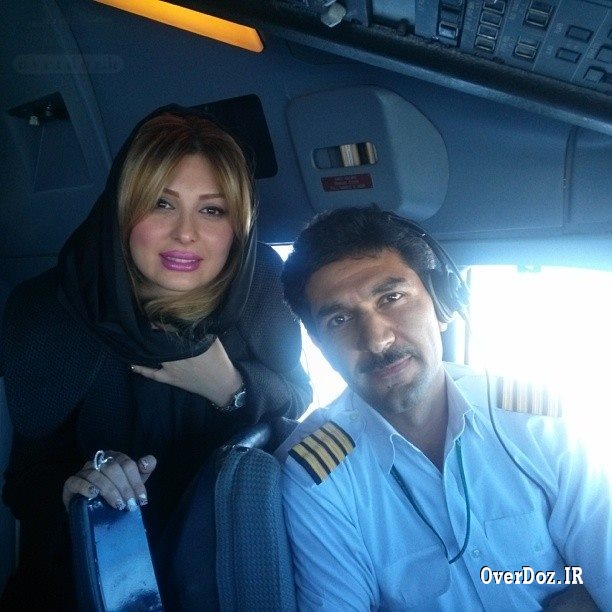 نیوشا ضیغمی خلبان شد +عکس